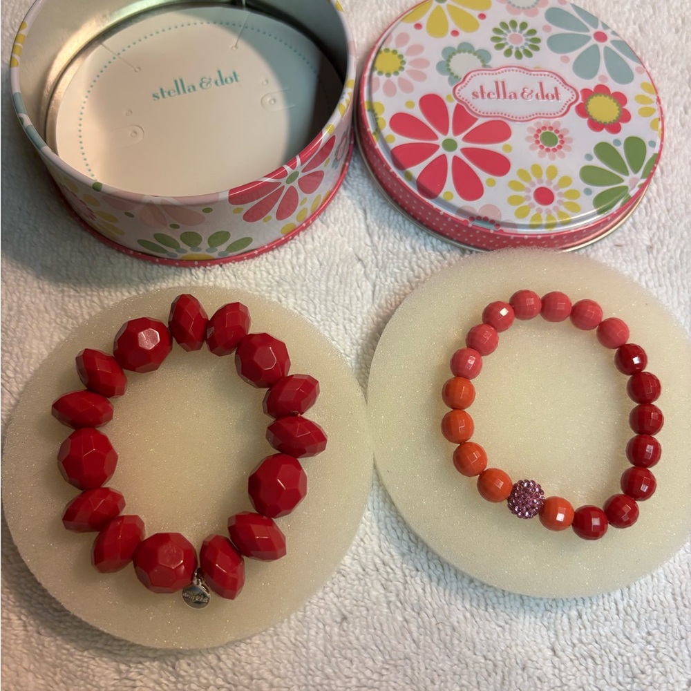 Stella & Dot Poppy Bracelet Set